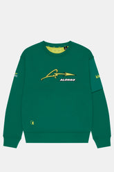 Aston Martin F1 Team x Kimoa 3D Embroidery Sweat green